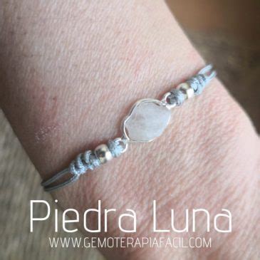 Pulsera adaptable PIEDRA LUNA natural Gemoterapia Fácil Tienda de