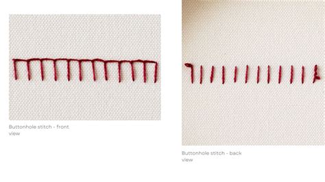 Buttonhole Stitch - Practical Embroidery online school