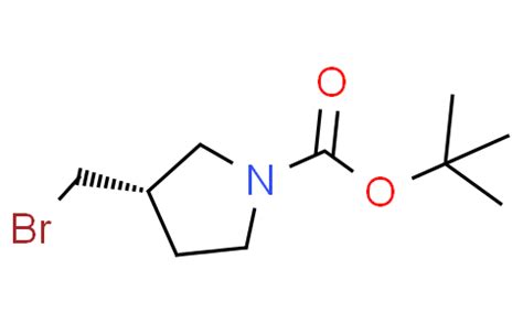 R Tert Butyl 3 Bromomethyl Pyrrolidine 1 Carboxylate CAS 1067230