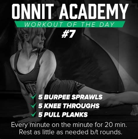 Onnit Academy Workout Of The Day 7 Bodyweight Workout Onnit Academy