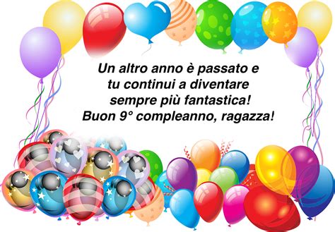 Auguri 9 Anni Biglietti E Frasi Di Buon Compleanno Bambino E Bambina