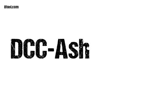 DCC-Ash - Free Font Download