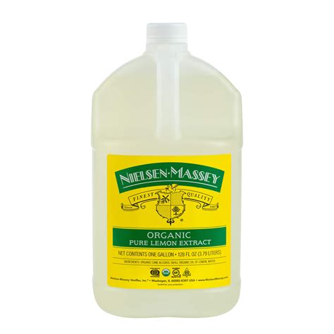 Organic Pure Lemon Extract Bulk Sizes Nielsen Massey Vanillas