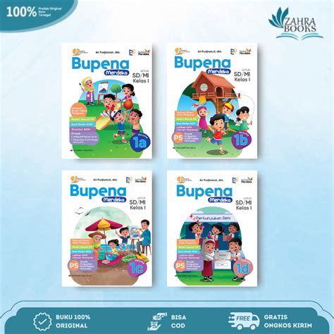 Jual Buku Bupena Merdeka Sd Kelas A B C D Kurikulum Merdeka