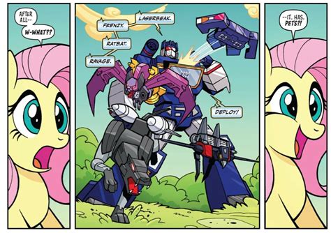 I just discovered the mlp Transformers crossover comic... where has ...