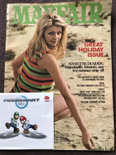 VINTAGE MAYFAIR Adult Glamour Magazine Vol 8 No 8 VGC 24 00