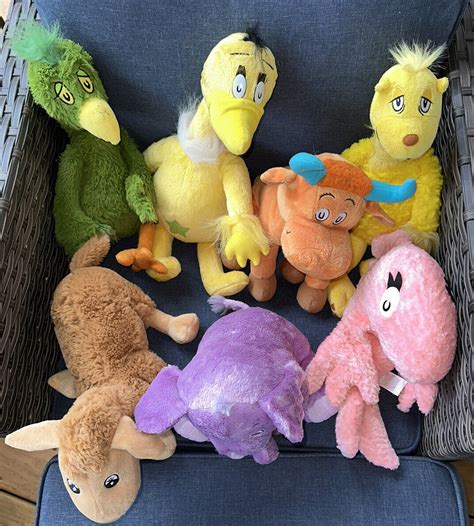 Kohl S Cares Dr Seuss Plush Lot Of 7 Cat In Hat Fish Snoozapalooza