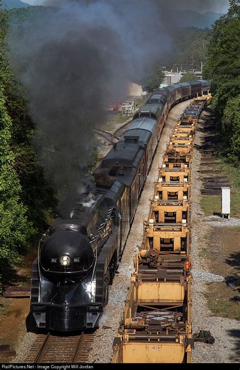 Nw Norfolk Western Steam At Bedford Virginia By Will