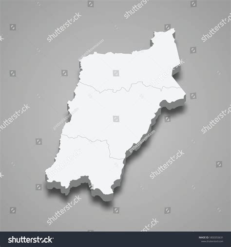 3d Isometric Map Atacama Region Chile Stock Vector (Royalty Free) 1850355631 | Shutterstock