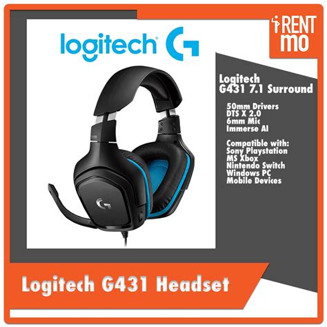 Logitech G431 7.1 Surround Headset - Buy, Rent, Pay in Installments