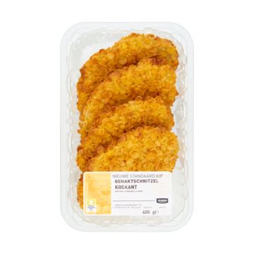 Jumbo Nieuwe Standaard Kip Gehaktschnitzel Krokant 4 Stuks 400g