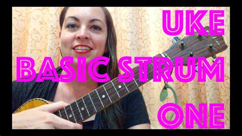 Basic UKULELE STRUM 1 Lesson How To Play Easy Ukulele Strumming