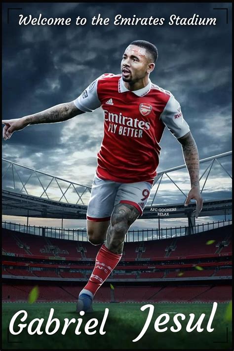 Arsenal Fc Baller Football Club Sports Jersey Gabriel Jesus Apple