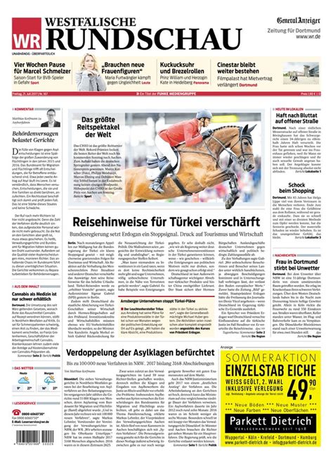 Westf Lische Rundschau Zeitung Als Epaper Im Ikiosk Lesen