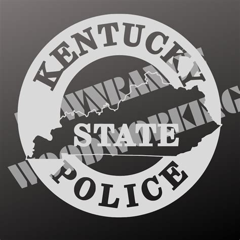 Kentucky State Police Svg Etsy