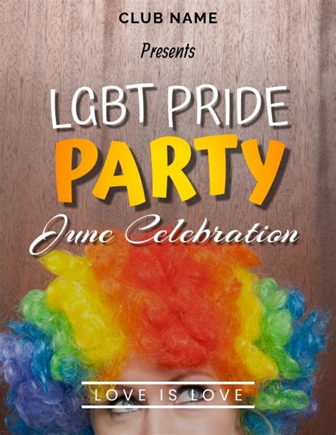 Lgbt Pride Month Party Template Postermywall