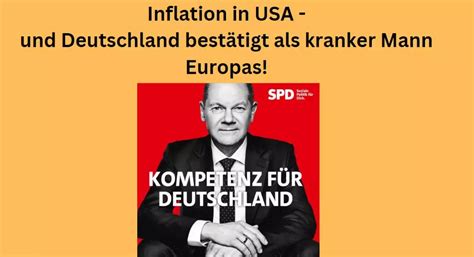 Inflation In Usa Und Deutschland Best Tigt Als Kranker Mann Europas