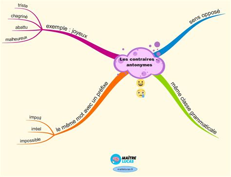 Les contraires ou antonymes en classe de CE1 CE2 - Maître Lucas