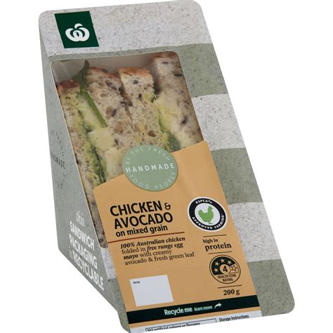 Woolworths Classic Triple Sandwich 222g Bunch