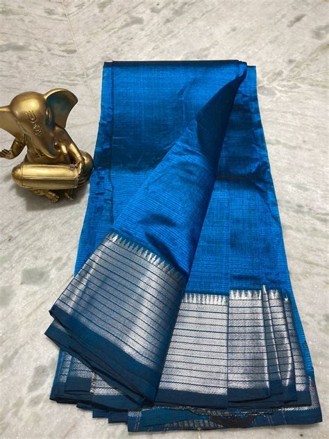 Mangalagiri Pure Pattu By Cotton New 200k Jari Border Plain Pattu Sarees