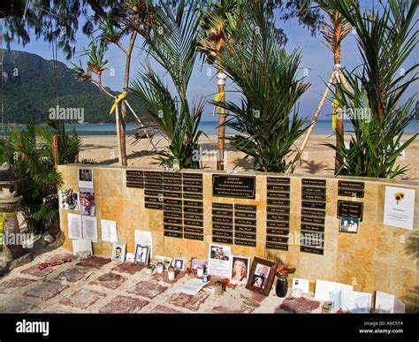 Phi Phi Tsunami Memorial Park Phi Phi island Thailand Stock Photo - Alamy