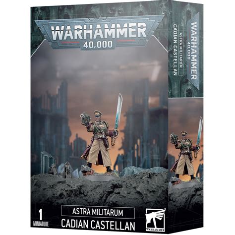 Warhammer K Astra Militarum Cadian Castellan Tabletop Miniatures