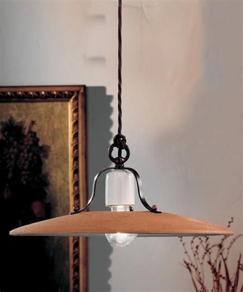 Ferroluce Bologna C So Lampadario Rustico Ceramica Luce