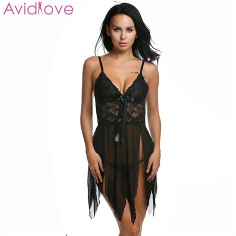 Avidlove Sexy Women Perspective Exotic Lingerie Babydolls Lace