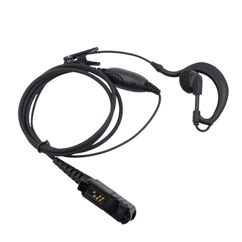 Motorola Radio Earpiece Headset Mic Fo DP2400 DP2600 XiR P6600 P6608