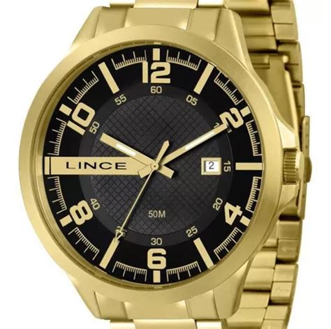 Reloj Lince MRG4271l Para Hombre Color Dorado MercadoLibre