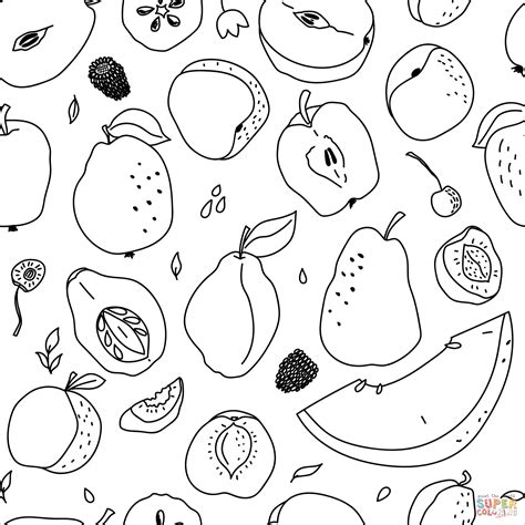 Coloriage Motif De Fruits Coloriages Imprimer Gratuits The Best Porn