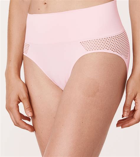 Buy La Vie En Rose Seamless High Waist Bikini Panty Pink In Pink