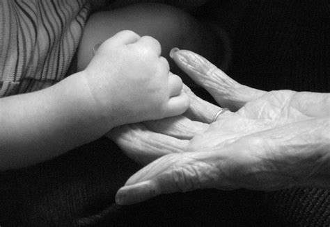 Hands Gavin And Grandma Hands Grandma My Grandmother