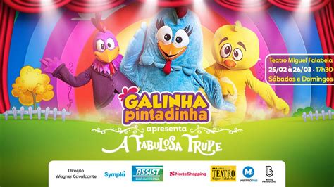 A Fabulosa Trupe Da Galinha Pintadinha No TEATRO MIGUEL FALABELLA