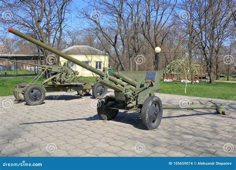 Zis 2 Is A Soviet 57 Mm Anti Tank Gun Used During Wwii Editorial Stock