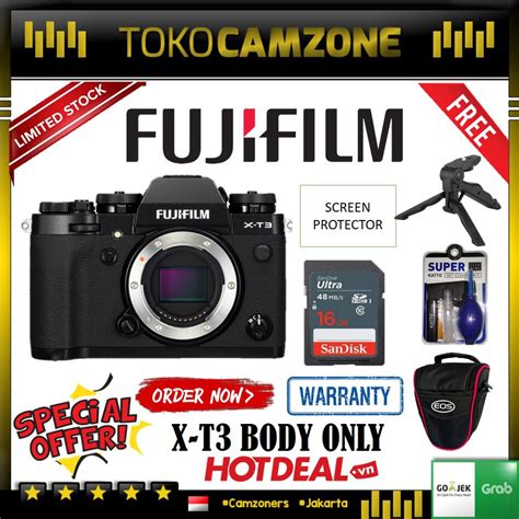 Jual Fujifilm X T3 Body Only Special Paket Gebyar Shopee Indonesia