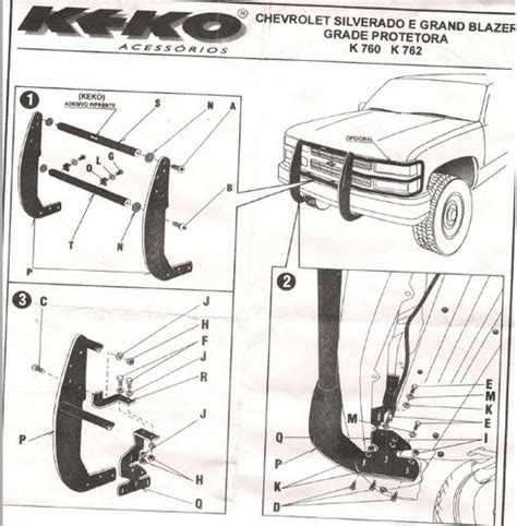 Quebra Mato Protetor De Farol Silverado Grand Blazer Mercadolivre