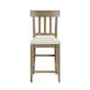 Steve Silver Napa 26 In Weathered Sand Counter Chair With Cream