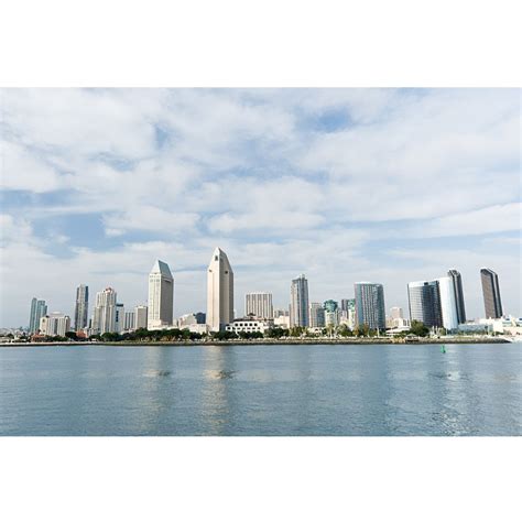 San Diego Bay Downtown Skyline - Etsy