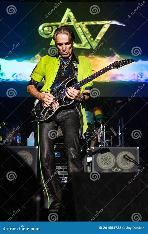 Detroit, Michigan -USA- November 10, 2022: Steve Vai Performs Live at the Masonic Temple ...