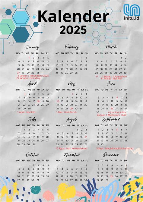 Daftar Kalender Hari Libur Nasional Dan Cuti Bersama Tahun