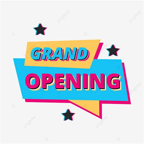 Grand Openings Clipart Hd PNG Vector Illustration Of Grand Opening