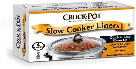 Crock Pot Crock-Pot Slow Cooker Liners | Crock pot slow cooker, Slow ...