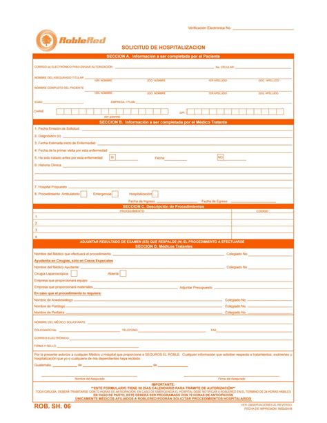 Er Formulario De Hospitalizacion P Blico By Corporaci N Bi Issuu