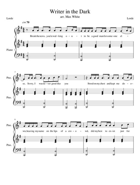 Mariners Apartment Complex Sheet Music | Printable Templates Free