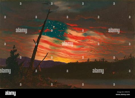 Our Banner in the Sky 1861 Stock Photo - Alamy