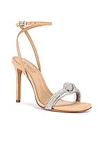 Schutz Peaky Sandal In Light Nude Revolve