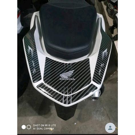 Jual Tailpad Behel Pcx Tankpad Resin Timbul Shopee Indonesia