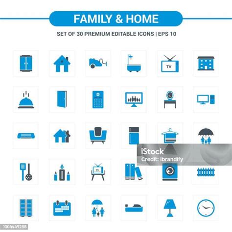 가족 및 홈 아이콘 가족에 대한 스톡 벡터 아트 및 기타 이미지 가족 디자인 벡터 Istock