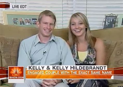 Same Name Couple Kelly Carl Hildebrandt And Kelly Katrina Hildebrandt